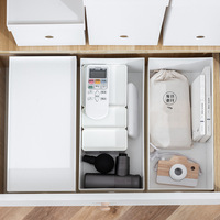 Archivador Rodante Clásico para Oficina en Casa, Archivador de Plástico Multifuncional Plegable de PP, Caja de Almacenamiento de 6-10L