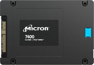 MTFDKCB6T4TFC-1AZ1ZABYY ไมครอน7400 MAX Series 6.4TB NVMe U.3 6600เมกะไบต์/วินาทีอ่าน3D TLC NAND 3 dwpd โซลิดสเตทไดรฟ์