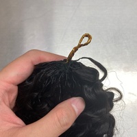 Cabello Humano Virgen Birmano Rizado SDD de Doble Trama, 100% Humano, 18 Pulgadas, 1 B, Precio de Fábrica #   Todos los Colores