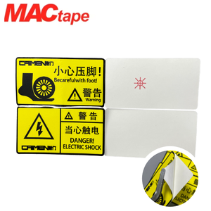 <span class=keywords><strong>Etiqueta</strong></span> Adhesiva <span class=keywords><strong>de</strong></span> Advertencia para Exteriores Mac616 Personalizada, Impermeable, Señal <span class=keywords><strong>de</strong></span> Advertencia <span class=keywords><strong>de</strong></span> Peligro, <span class=keywords><strong>Etiqueta</strong></span> <span class=keywords><strong>de</strong></span> Seguridad <span class=keywords><strong>de</strong></span> Alta Durabilidad para Tráfico y Construcción - Product Image 1
