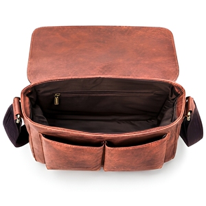 Luxury Genuine Leather <b>Messenger</b> <b>Bag</b> <b>Crossbody</b> Shoulder Satchel Laptop Office Work Travel Handmade Unisex Business Gifts Edition - Product Image 4