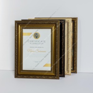 Nordic <b>Frame</b> Table Wall Stylish Black Gold Eco-friendly Lightweight Composite MDF Back Panel Clear Acrylic Front <b>Frames</b> for - Product Image 2