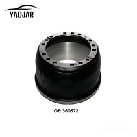 Vente en gros d'usine - Pièces de rechange de frein robustes et durables - Tambour de frein arrière en fonte pour camion Scania 360572