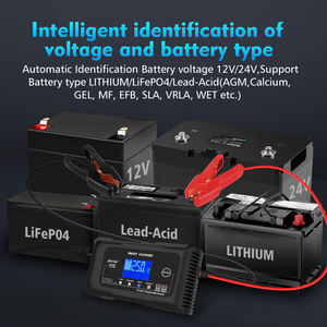 Chargeur de batterie intelligent HTRC P25 25A 12V-24V pour voiture, <span class=keywords><strong>moto</strong></span>, réparation de batterie, batterie au plomb-acide AGM, lithium LiFePo4 - Product Image 4