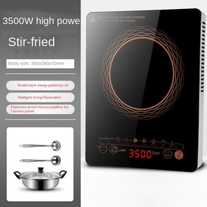 Stainless Steel 2-Burner Built-In Induction <b>Cooker</b> with Touch Control App-Controlled 6400W Multi-Function Waterproof Portable - Product Image 3