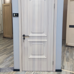 Puerta de Madera Compuesta WPC Impermeable para Apartamentos y Hoteles Modernos, Diseño Moderno, <span class=keywords><strong>Precio</strong></span> Bajo, Proveedor Chino - Product Image 1