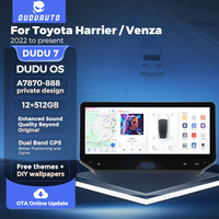 DUDUAUTO 12.3 pouces 12 + 512G Unité principale universelle autoradio  multimédia pour Toyota Harrier/Venza 2022 au présent