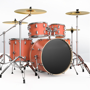 Jingying 2026 Venta al por mayor de fábrica: Kits de batería profesionales mejorados para adultos/niños, instrumentos de percusión para el hogar - Product Image 1