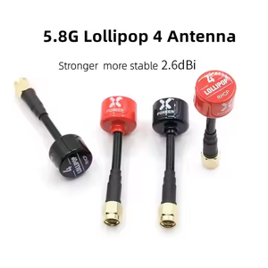 Foxeer Lollipop <span class=keywords><strong>2</strong></span> V2 Anten 5.8G <span class=keywords><strong>2</strong></span>.3Dbi TX RX RHCP FPV SMA RP SMA UFL Düz/Açılı MMCX 7.2g FPV Hassas Drone Anteni - Product Image 6