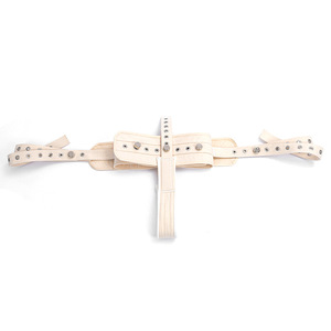 H-110-01 Sangle de contention abdominale pour position couchée avec attache entrejambe, Sangles de lit pour personnes âgées, Équipement de protection anti-isolation, Sangle de maintien de lit - Product Image 1