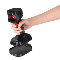 Escáner de Código de Barras Industrial GUOTAO P9R 1D 2D, Lector de Código de Barras Inalámbrico Portátil, Escáner de Código de Barras con Lectura Inversa