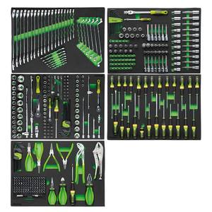 Juego de Herramientas de Reparación de Automóviles Fg 100 As362, Kit de Mecánico Profesional Completo con Llaves de Tubo, Destornilladores y Alicates - Product Image 3