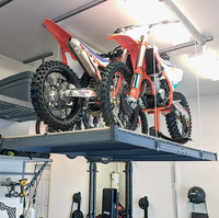 Étagère de rangement motorisée pour plafond de garage, système mains libres pour optimiser l'espace
