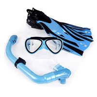 Prix de gros : Ensemble d'équipement de plongée professionnel pour enfants, masque de plongée, palmes de plongée à lame courte et kit de plongée avec tuba pour enfants