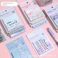 Blocs-notes autocollants illustrés, mignons, créatifs, pour journal créatif, autocollants mémo, bloc-notes adhésifs, messages, vente en gros, Agriculture