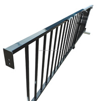 Valla de Acero Plana Personalizada, Galvanizada en Caliente para Resistencia a la Intemperie, Fácil de Montar, Seguridad para el Hogar y el Jardín, Color Personalizado
