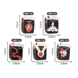 Pin Esmaltado con Forma <span class=keywords><strong>de</strong></span> <span class=keywords><strong>Libro</strong></span> <span class=keywords><strong>de</strong></span> Literatura Gótica, Broche <span class=keywords><strong>de</strong></span> Novela <span class=keywords><strong>de</strong></span> Romance Vampírico para Regalo Coleccionable - Product Image 6