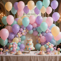 Ballons en latex macaron gonflables anti-explosion de 12 pouces 2,8 g en gros pour la décoration de fête d'anniversaire