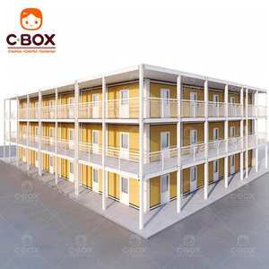 Cbox Wholesale Prefab Modular Detachable Dormitory Buildings Fireproof Family Living <b>Unit</b> Worker Camp Mobile Container House - Product Image 4