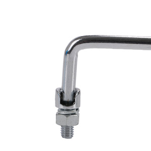LS506-2 Carbon Steel <b>Handle</b> 304 Stainless Steel Industrial <b>Door</b> <b>Handle</b> Drawer <b>Pull</b> With 6mm Thread For Equipment - Product Image 3