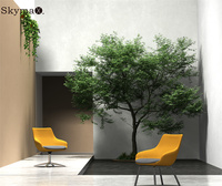 Chaise de bar Skymax avec renfort en acier Chaise de salon d'intérieur Chaise longue simple Table console avec chaise d'appoint