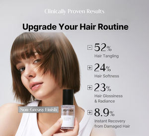 Sérum capillaire haut de gamme OEM/ODM à succès pour démêler, adoucir et donner brillance aux cheveux, avec sérum huileux ultra-réparateur aux peptides - Product Image 5