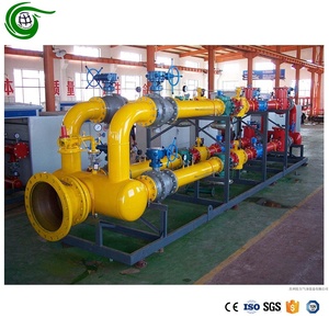Unidad de deslizamiento de medición de regulación de presión de <span class=keywords><strong>gas</strong></span> natural de larga vida útil Entrada de equipo 4-8MPa Salida 0,6-1MPa Flujo 1200Nm3/H - Product Image 5