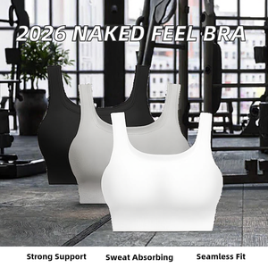 Sujetador Deportivo para Mujer, Diseño 2026, Ligero, Transpirable, con Soporte Frontal Alto, Sin Costuras, Sensación de Segunda Piel, para Fitness, Gimnasio, Pilates, Running - Product Image 2