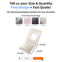 Boîte en carton durable avec fenêtre transparente pour noix et aliments, emballage PPWR en gros