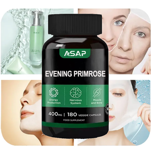 Las mejores cápsulas de aceite de onagra, 1000mg, beneficios para el cuidado de la piel, suplemento Halal, cápsula de aceite de onagra - Product Image 2