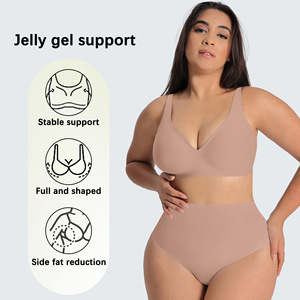 Sujetadores push-up sin aros de la marca Lulu, estilo europeo americano, tallas grandes, sin costuras, para bebés, con copa triangular. - Product Image 3