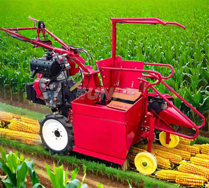 Mini Cosechadora de Mazorcas de Maíz de Alta Calidad, Accionada por Tractor de Arrastre, Pequeña Máquina Combinada Recolectora de Maíz - Product Image 6
