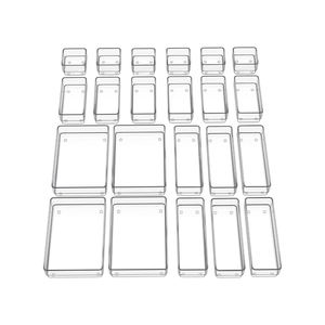 Kitchen Bathroom Spice <b>Shoes</b> Clothing Makeup Desk Stackable Five-Tier Drawer Dividers Clear Multifunction Storage Box Food - Product Image 1