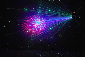 RGBW Min lazer ışığı dönen desen sahne işık düğün için cazip aydınlatma armatürü atmosfer ve Bar ambiyans - Product Image 6