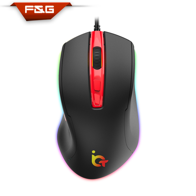 High Quality 16000DPI Adjustment Programmable Gaming Mouse Wired 6D RGB Lighting Mouse