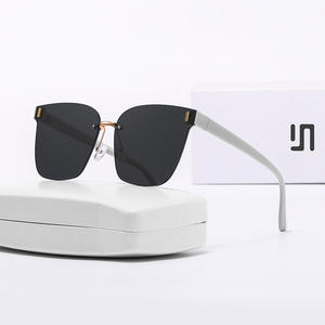 แว่นกันแดดไร้กรอบสำหรับผู้หญิง เลนส์ PC ป้องกันรังสียูวี 400 กรอบสีดำ รุ่นที่ 3 แว่นกันแดดระดับไฮเอนด์สำหรับฤดูร้อน - Product Image 5