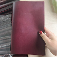 Couverture de menu en cuir véritable A4 Cafe Bar Luxury Menu Folder Restaurant Server Guest Check Book