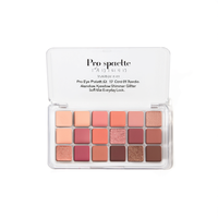 Palette de fards à paupières Pro Eye Air 01 Coral Studio 12 couleurs, fard à paupières coréen mat, scintillant, brillant, doux, glamour, look quotidien