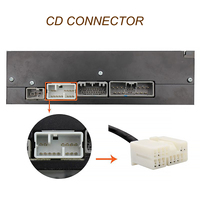 Adaptateur auxiliaire de changeur de CD avec microphone Câble AUX USB dans le changeur de CD numérique de voiture pour Honda 2.4