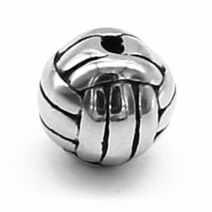 Separador de cuentas redondas de acero inoxidable yunnique para la fabricación de pulseras, accesorios de joyería GZY-WM0249 - Product Image 2
