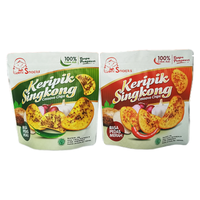 Sachet Doypack Personnalisé pour Chips de Manioc avec Doublure en Feuille d'Aluminium et Fermeture Zip Refermable