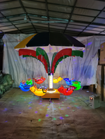 Manège Électrique Rotatif « Poisson Volant » 8 Places pour Enfants - Parc d'Attractions