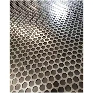 Supplier China hot sale stainless steel slotted hole perforated steel sheet punched hole mesh perforated metal