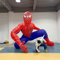 Modelo Inflable Publicitario de Spiderman, Personaje de Dibujos Animados, Directo de Fábrica