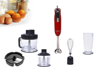Mixeur plongeant avec moteur en cuivre pur et lame en acier inoxydable, anti-éclaboussures, facile à nettoyer et à ranger, idéal pour les aliments pour bébés
