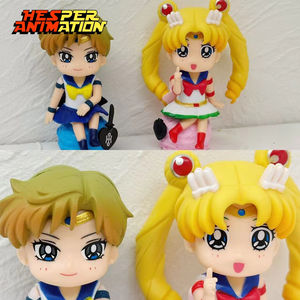 HESPER 6PCS Sailor Moon Anime Figure Ami Tsukino Usagi Hino Rei <span class=keywords><strong>Aino</strong></span> Minako Action Figure Model Kawaii Doll Toys Gift - Product Image 3