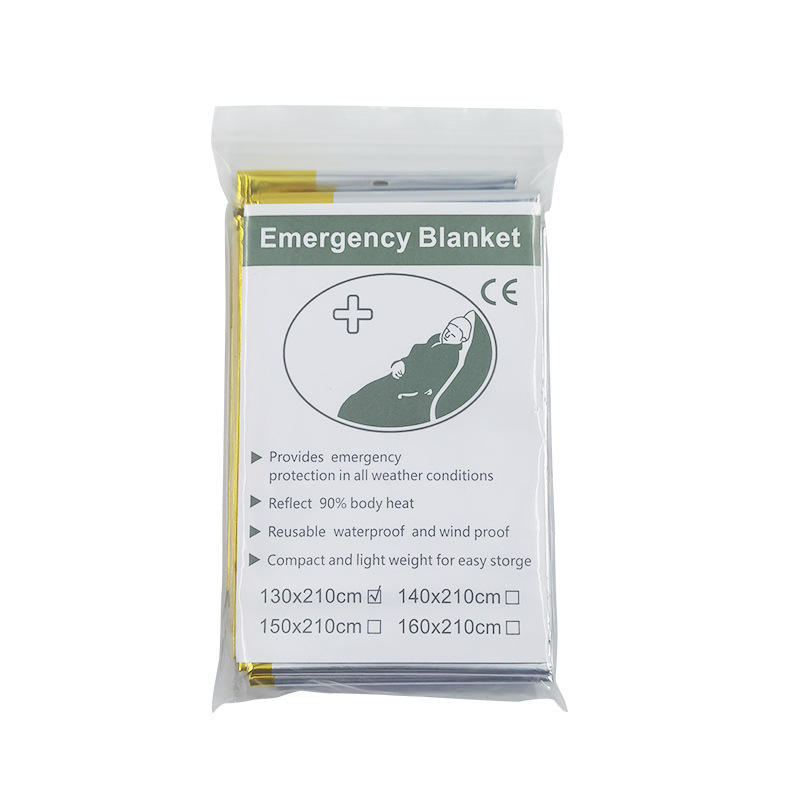 130*210 golden emergency blanket