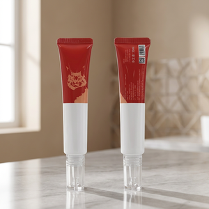 Contenant cosmétique de luxe, tube en plastique PE rose souple pour soins de la peau, 10 ml, 15 ml, 25 ml, 30 ml, 35 ml, applicateur compte-gouttes pour crème pour les yeux, tube pour sérum - Product Image 6