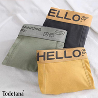 Lot de 10 boxers thermiques jetables pour hommes, écologiques, respirants, en maille, taille basse, sans coutures, anti-humidité, confortables