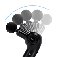Beoka Vente en gros Pistolet de massage dorsal portable à long manche, 5 vitesses réglables, force de blocage de 12 kg
